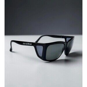 Vintage Bolle France Shield Sunglasses Frames Black 711 17111001038